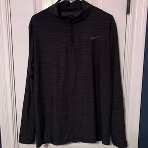 Nike quarter zip long sleeve tee